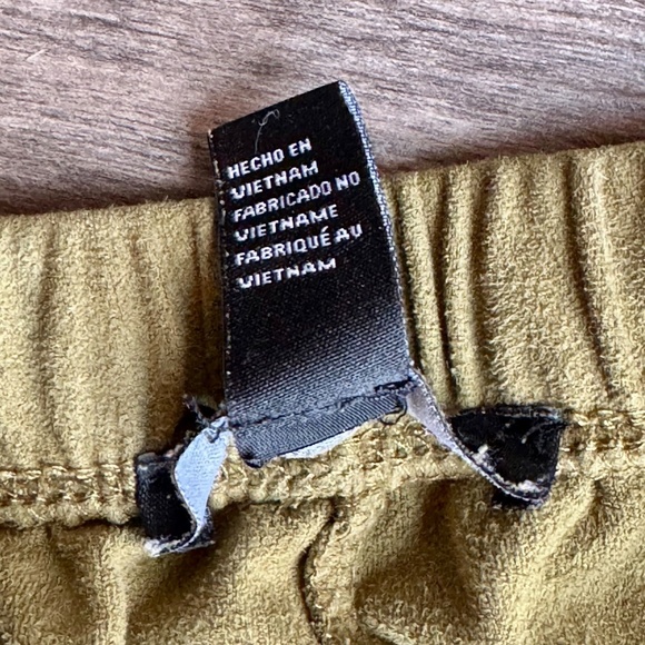 Forever 21 Olive Green Solid Bootcut Flare Pants | Elastic Waistband Size S - Picture 6 of 14